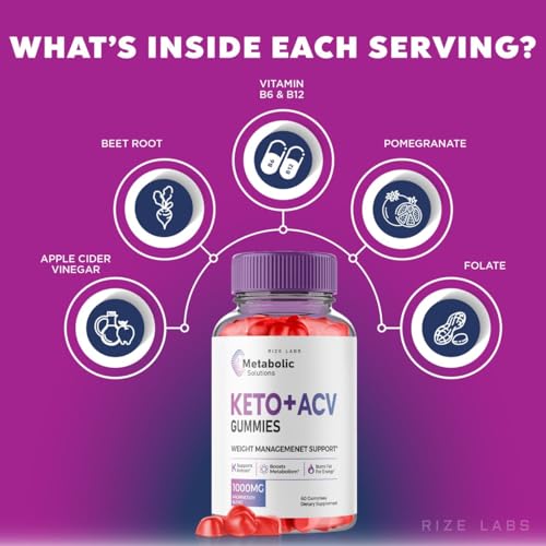 Metabolic Solutions Keto ACV Gummies, Metabolic Solutions Keto+ACV Gummies for Weight Health rize labsAu supplements