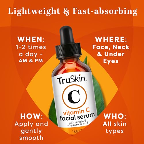 TruSkin Naturals Vitamin C Face Serum Anti Aging Face & Eye Serum TruSkin NaturalsUS supplements