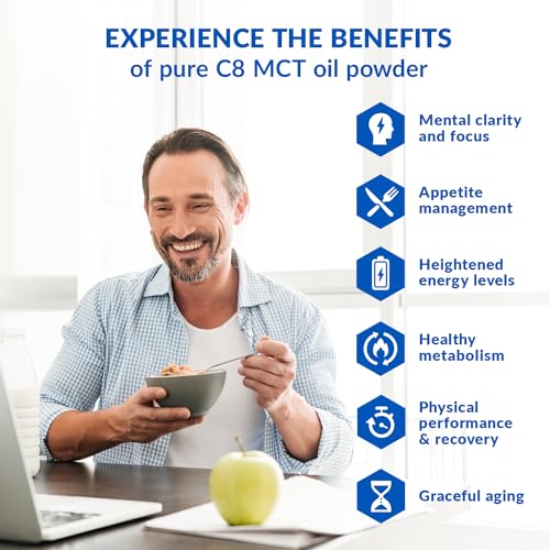 BioTrust Keto Elevate – Pure C8 MCT Oil Powder – Ketogenic Diet Supplement & Paleo BioTrustUS supplements