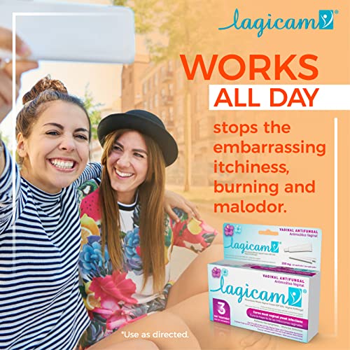 Lagicam Vaginal Yeast Infection, Antifungal 3 Day Miconazole Nitrate Treatment Cream, Relief for Itching LAGICAM VAu supplements