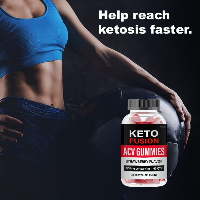 kivus Keto Fusion Gummies - Keto Fusion ACV Gummies (Single, 60 Gummies) kivusAu supplements