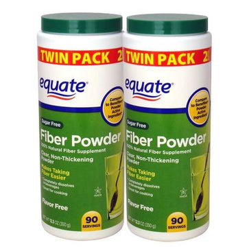 Equate Sugar-Free Fiber Powder - 90 Servings, 12.3 oz (2 Pack) EquateAu supplements