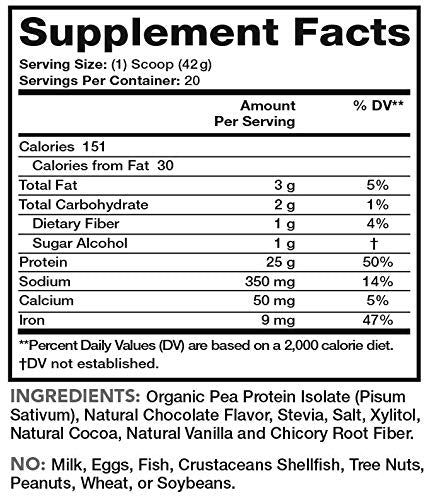 Lean & Pure Plant Protein, 25g of Protein, Non GMO, Vegan, Gluten Free. Low Carb, 842g Olympian LabsUS supplements