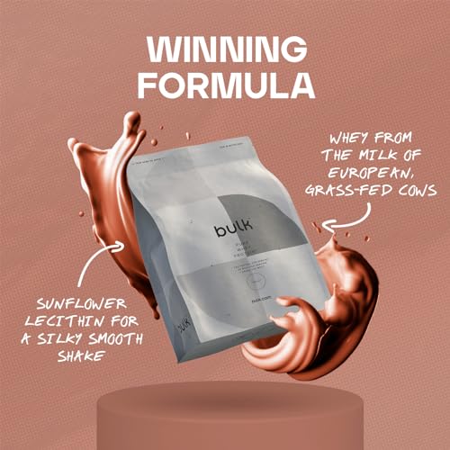 Bulk Pure Whey Protein Powder Shake, Tiramisu, 1 kg, Packaging May Vary BulkUS supplements