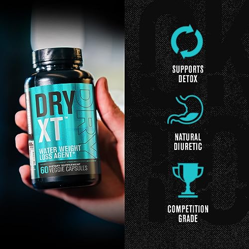Dry-XT Water Weight Loss Diuretic Pills - Natural Supplement for Reducing Water Retention Jacked FactoryUS supplements