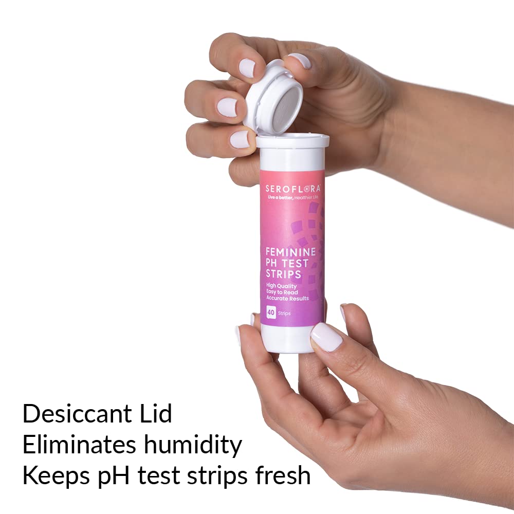 Seroflora Vaginal pH Test Strips for Women - Monitor Vaginal Health & Yeast Infection - Easy SerofloraAu supplements