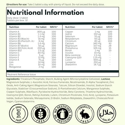 NutraKing Multivitamin Tablets for Women (32 Day Supply) - 31 Multivitamins NutraKingUS supplements