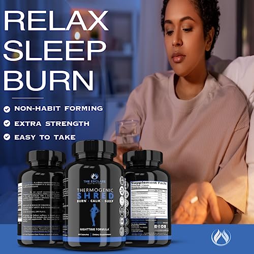Thermogenic Shred - Fat Burner Sleep Aid Diet Pills, Appetite Suppressant for Weight Loss THE ENCLARE NUTRITIONAu supplements