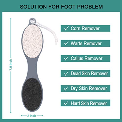 CAREHOOD Foot File Callus Remover - Multi Purpose 4 in 1 Feet Pedicure CAREHOODUS supplements