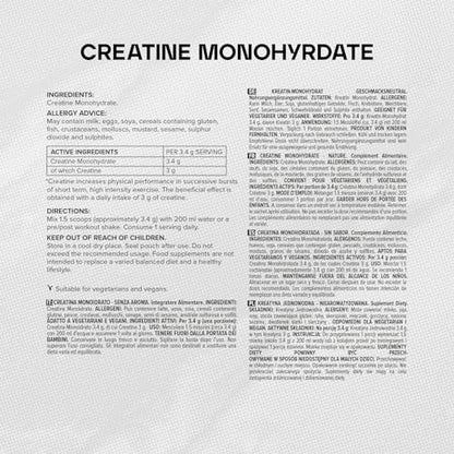 Bulk Creatine Monohydrate Powder, Unflavoured, 100 g BulkUS supplements