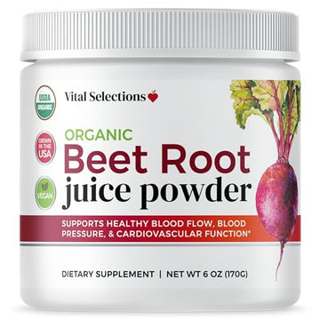 Vital Selections 100% Organic Beet Root Juice Powder, Highest Purity and Potency Vital SelectionsAu supplements