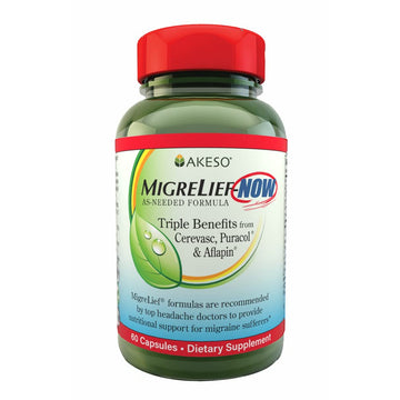 MigreLief-Now Fast-Acting Formula, As-Needed Nutritional Support for Migraine and Headache Sufferers - 60 Vegetarian Capsules MigreLiefAu supplements