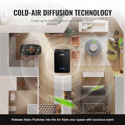 VEVOR Upgrade HVAC Scent Diffuser, Smart Scent Air Machine for Home, 180ML with Cold Air Technology VEVORAu supplements