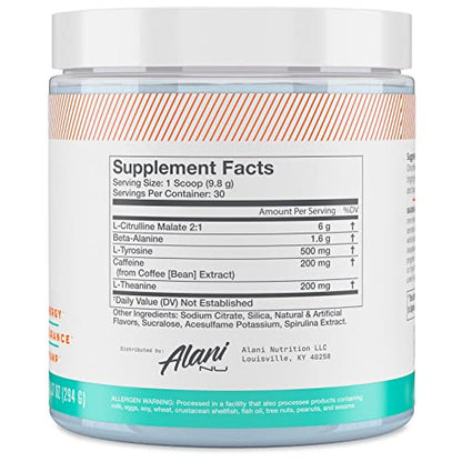 Alani Nu Island Crush Pre Workout and BCAA Hawaiian Shaved Ice Post Workout Powder Alani NuUS supplements