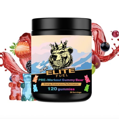 Pre Workout Gummies Elite Fuel - Endless Energy, Instant Strength Gain, Intense Pump Heath SecretAu supplements