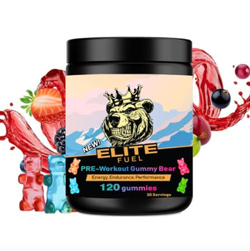 Pre Workout Gummies Elite Fuel - Endless Energy, Instant Strength Gain, Intense Pump Heath SecretAu supplements