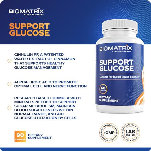 BioMatrix Blood Sugar Support Supplement w/Cinnamon, Gymnema, Lipoic Acid, Vanadyl BioMatrixAu supplements