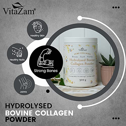 Vitazam Bovine Collagen Peptides - Hydrolyzed Type 1 & 3 Collagen Powder Protein Supplement for Healthy VitaZamAu supplements