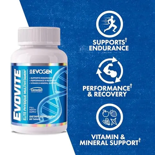 Evogen Evovite - Elite Physique Multivitamin for Women & Men | Advanced Formula for Endurance, Recovery, & Joint Health | EvogenAu supplements