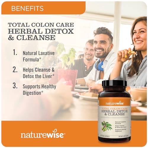 NatureWise Herbal Detox Cleanse Laxative Supplements | Natural Colon Cleanser Herb & Fiber Blend NatureWiseAu supplements