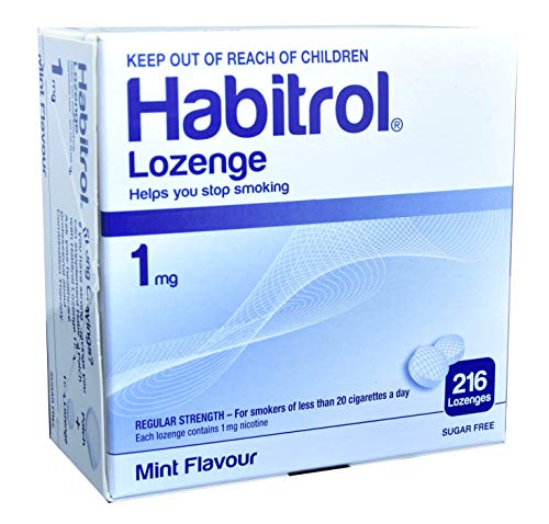 Habitrol Nicotine Lozenge Mint Flavor 216 Lozenges (1mg) HabitrolUS supplements