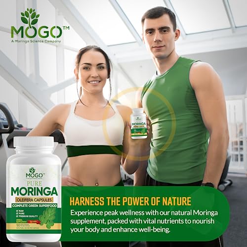 MOGO Moringa Oleifera Capsules | 100% Pure Single Origin Moringa Leaf Powder Supplement MOGOAu supplements
