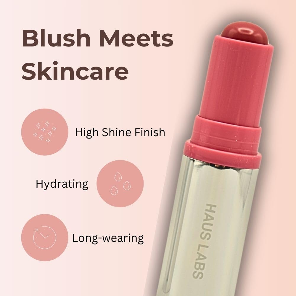 Haus Labs Color Fuse Longwear Hydrating Glassy Lip + Cheek Blush Balm Stick - Glassy Rosette Haus LaboratoriesAu supplements