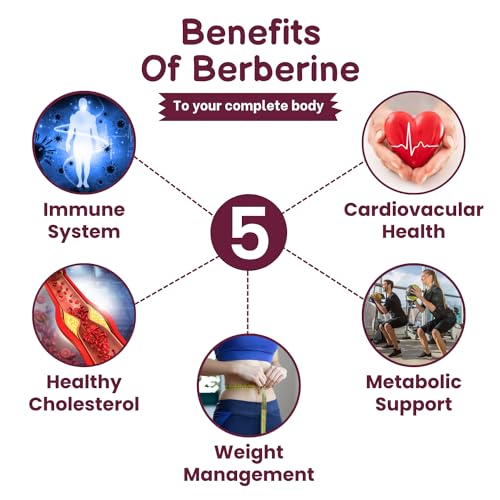 SHRISHA HERBAL Indian Berberine 1500mg - Berberine HCl 500mg Per Capsule - Support SHRISHA HERBALUS supplements