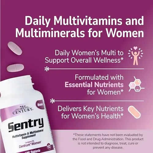 21st Century Sentry Women Multivitamin Tablets, 120 Count 21st CenturyAu supplements