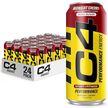 C4 Energy Carbonated Zero Sugar Energy Drink, Pre Workout Drink + Beta Alanine, Midnight CellucorAu supplements