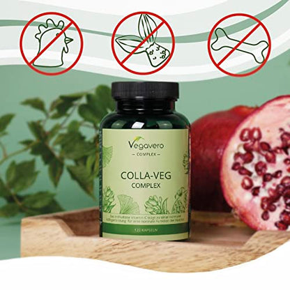 Vegavero Vegan Collagen Supplement | 2000mg | Complex with L-Lysine, L-Proline, Vitamin C (Acerola) & Superfoods Extracts VegaveroUS supplements