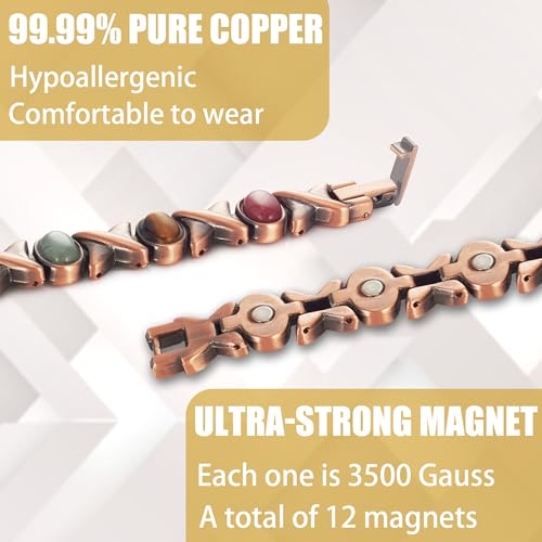 MagVIVACE Copper Anklet for Women for Arthritis and Joint, Magnetic Therapy Ankle Bracelet, Jewelry Gift MagVIVACEAu supplements