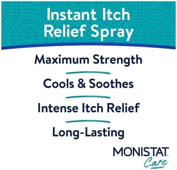 Monistat Instant Itch Relief Spray for Women, Maximum Strength Feminine Itch Care, 2 oz (Pack of 2) MonistatAu supplements
