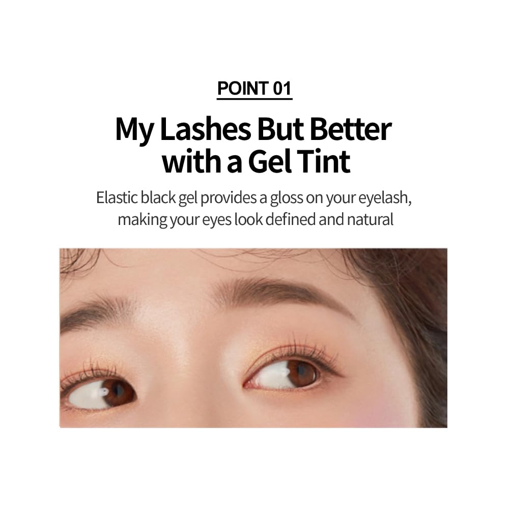 ETUDE Oh M'Eye Lash Black Tint Mascara – Natural Glossy Effect with Long Lasting Strong Curl System, Volume Enhancing, Smudge-Free, Improved fixation and water resistance, Korean Makeup, Kbeauty ETUDEAu supplements