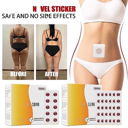 Rosarden 100Pcs Belly Patch, Toning Contouring Firming Patches, Navel Sticker, Sweatproof Patches RosardenAu supplements