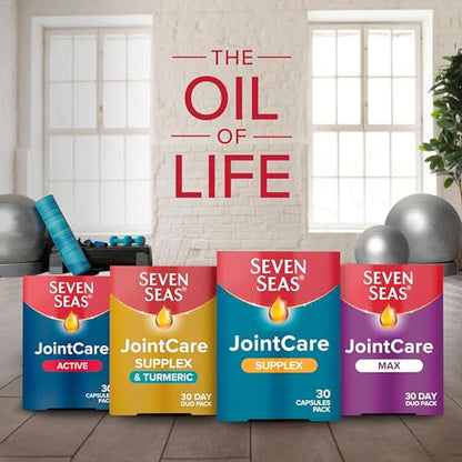 Seven Seas JointCare Supplex, With Glucosamine, Omega-3, Vitamins C, D and E Seven SeasUS supplements
