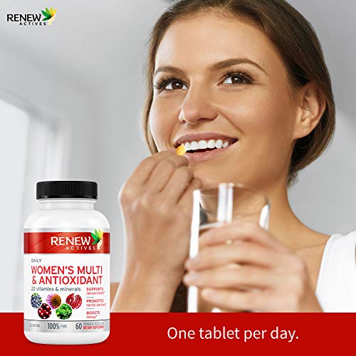 Renew Actives Women's Multi-Vitamin & Antioxidant: Daily Health Supplement for Woman Renew ActivesUS supplements