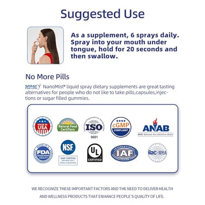Spray For Life Nitric Oxide Blend Spray Supplements, Sublingual Nitric Booster Support Spray For LifeUS supplements