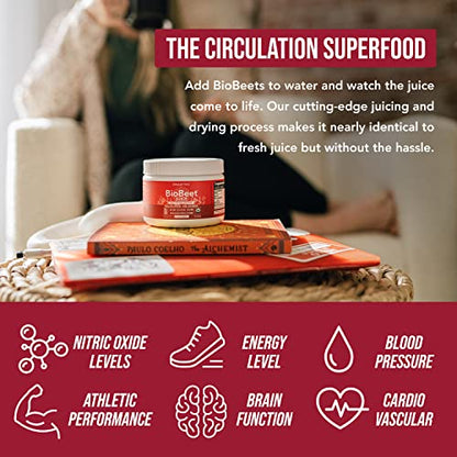 BioBeet Max Strength Beet Root Juice Powder – 20:1 Concentrate, Each Serving Derived Triquetra HealthUS supplements