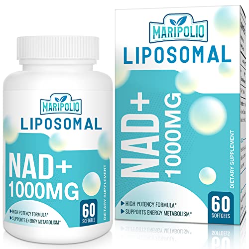 Liposomal NAD+ Supplement 1000 mg | Highest NAD Pontecy | Max Absorption | Pure NAD MaripolioUS supplements