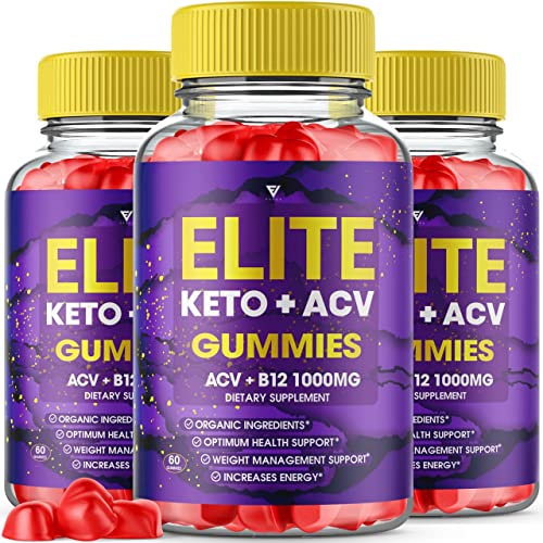 (3 Pack) Elite Keto ACV Gummies AVC, Elite Keto Plus ACV Advanced Weight Loss Gummies FyvusAu supplements
