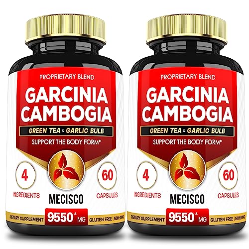 Garcinia Cambogia 9550mg - 4 Month Supply - Supplement for Men and Women - A Natural MeciscoUS supplements