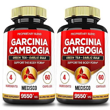Garcinia Cambogia 9550mg - 4 Month Supply - Supplement for Men and Women - A Natural MeciscoUS supplements