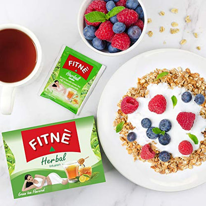 FITNE Green Tea Herbal Honey Lemon With Garcinia Senna Infusion Gentle Detox Cleanse FITNÈUS supplements