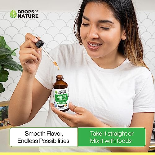 Green Tea Extract - 1000mg - 50% EGCG - Green Tea Liquid Drops, 4x more Powerful than Drops Of NatureAu supplements