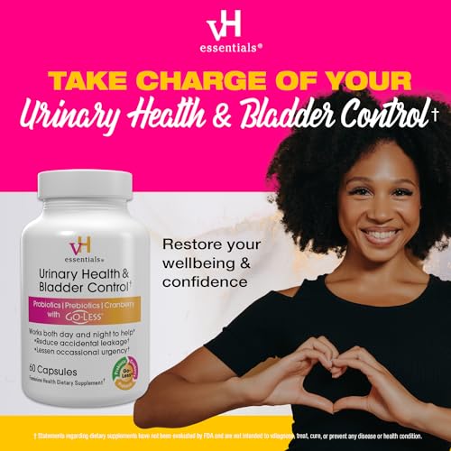 vH essentials Urinary Health & Bladder Control, Cranberry Extract, Prebiotics and Probiotics vH essentialsAu supplements