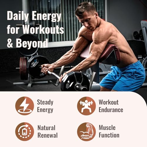 Resciency 2326 MG Mitochondrial Supplements with ATP, Vitamins, CoQ10 & PQQ, More Effective Than Creatine HMB & Nitric Oxide, Energy, Endurance, Strength, Recovery & Muscle, Organic, 120 Capsules ResciencyAu supplements
