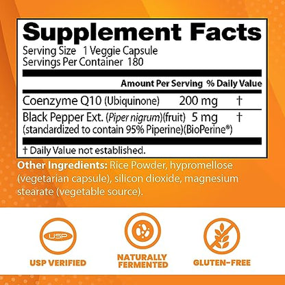Doctor's Best High Absorption CoQ10 with BioPerine, Non-GMO, Gluten & Soy Free Doctor's BESTUS supplements