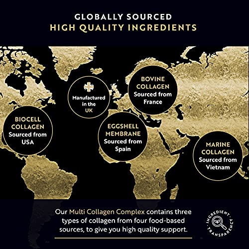 Premium Multi Collagen Protein Capsules with Type I, II, III - Includes Hydrolysed Grass NutravitaUS supplements