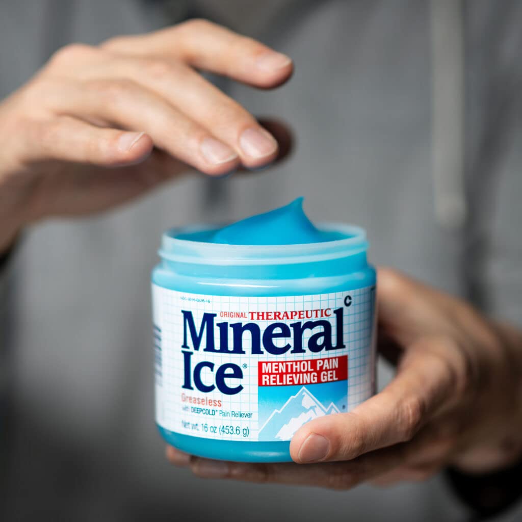 Mineral Ice Pain Relieving Gel - 8 oz, Pack of 4 Mineral IceAu supplements